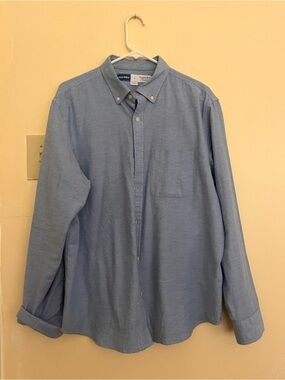 Old Navy Men's Pale Blue Button-Down Shirt